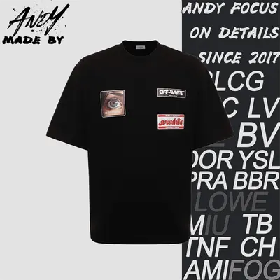 💰(190CNY) Short-sleeve T-shirt with eye letter logo Item ID:110703