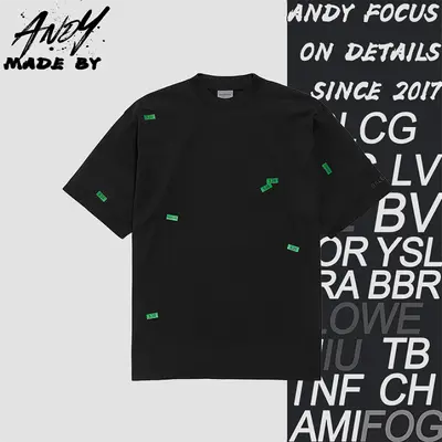 💰(190CNY) 520 Label Sticker Print T-Shirt Item ID:110714