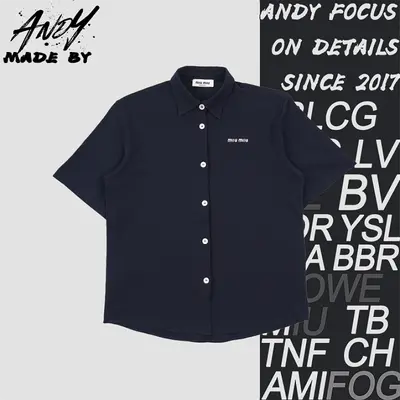 💰(270CNY) Dark blue short-sleeve shirt Item ID:110716