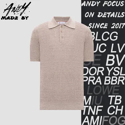 💰(320CNY) Linen-cotton knit polo Item ID:110719