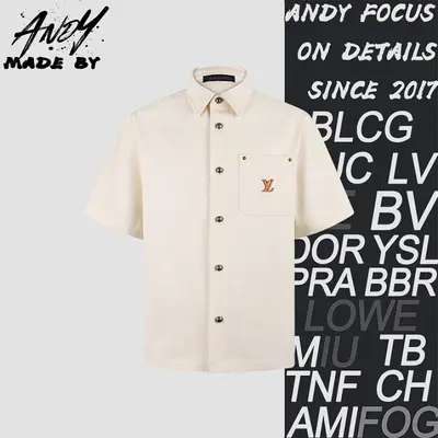 💰(250CNY) Silk-cotton blend logo shirt Item ID:110724-Z