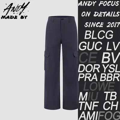 💰(290CNY) Letter Embroidery Logo Button Work Pants Item ID:210183-Z