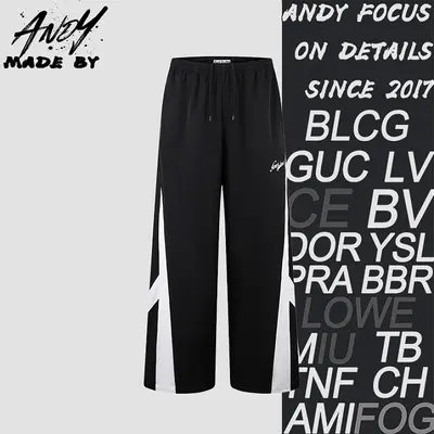 💰(260CNY) Tech Fabric Embroidered Loose Casual Pants Item ID:210190-Z