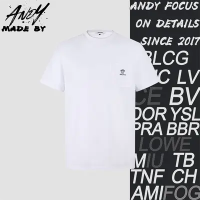 💰(180CNY) Cotton T-shirt with chest patch embroidery logo Item ID:110772-Z