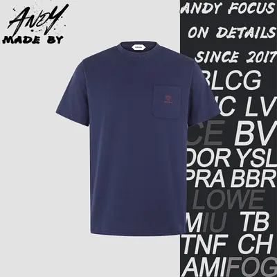 💰(180CNY) Cotton T-shirt with chest patch embroidery logo Item ID:110773-Z