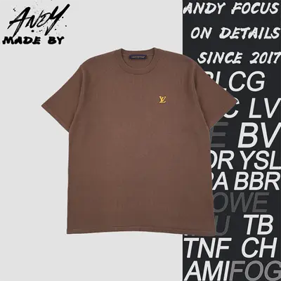 💰(220CNY) Letter jacquard short sleeve with old-school leather patches Item ID:110787