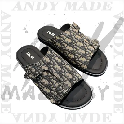 💰(320CNY) Alia men's cowhide slippersItem ID:310639-N