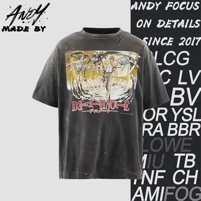 💰(220CNY) Death God Group Print Short Sleeve Item ID:110797