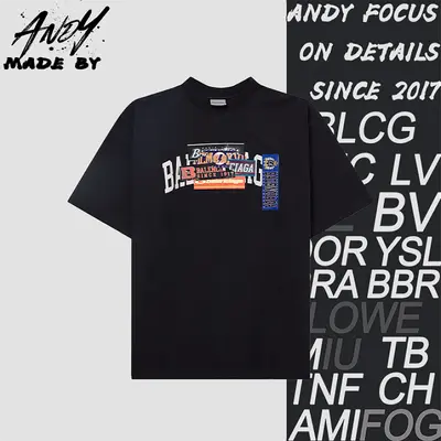 💰(190CNY) Layered Sticker Print Short Sleeve Item ID:110829