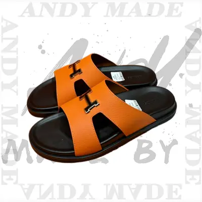 💰(310CNY) Oran cowhide H-shaped slippersItem ID:310766-N