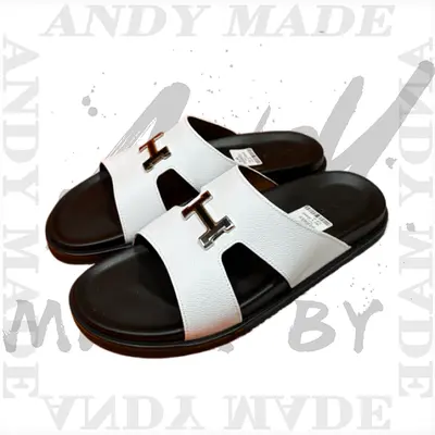 💰(310CNY) Oran cowhide H-shaped slippersItem ID:310769-N
