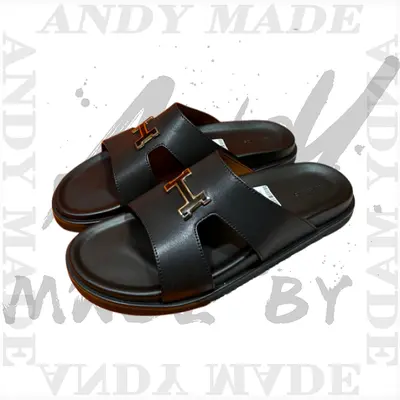 💰(310CNY) Oran cowhide H-shaped slippersItem ID:310773-N
