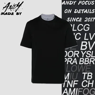 💰(210CNY) Silk-Gloss Cotton Fake Two-Piece Short Sleeve Item ID:110834