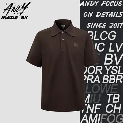 💰(210CNY) Small embroidered polo, brown Item ID:110835