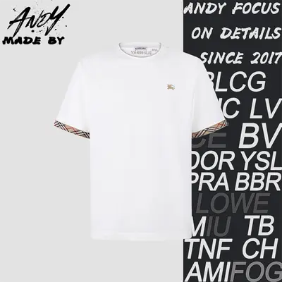 💰(190CNY) Short-sleeve polo with checkered cuffs Item ID:110690