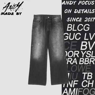 💰(300CNY) 2021M Ink-Splattered Denim Jeans Item ID:210200