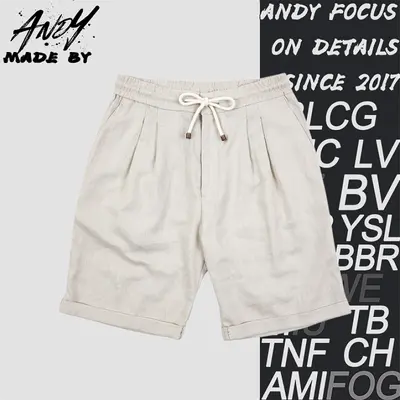 💰(300CNY) Tricolor linen pleated shorts Item ID:210204