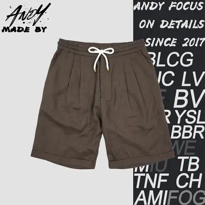 💰(300CNY) Tricolor linen pleated shorts Item ID:210206