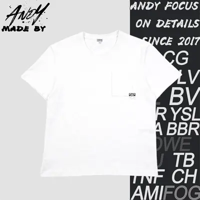 💰(200CNY) Pocket Anagram Colorblock Embroidered T Item ID:110847