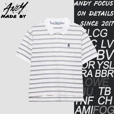 💰(200CNY) Medal Stripe Polo Short Sleeve Item ID:110861