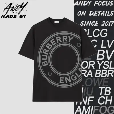💰(190CNY) Big Circle Letter Print Short Sleeve Item ID:110863