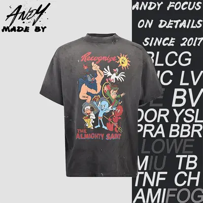 💰(220CNY) Cartoon Spirit Print Short Sleeve Item ID:110864
