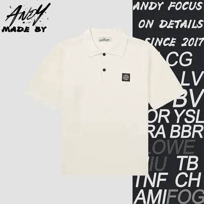 💰(240CNY) Island pattern layered collar jacquard Polo short sleeve Item ID:110883
