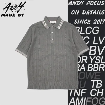 💰(250CNY) Color-block vertical stripe collar Polo short sleeve Item ID:110886