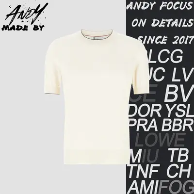 💰(240CNY) Black-line neck cashmere cotton short sleeve Item ID:110893