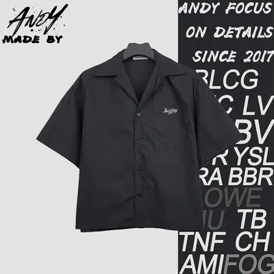 💰(220CNY) Short-sleeve shirt with mottled Gothic letter print Item ID:110901