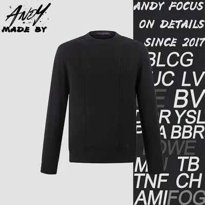 💰(270CNY) Cotton jacquard mesh logo crewneck sweatshirt Item ID:110911-Z