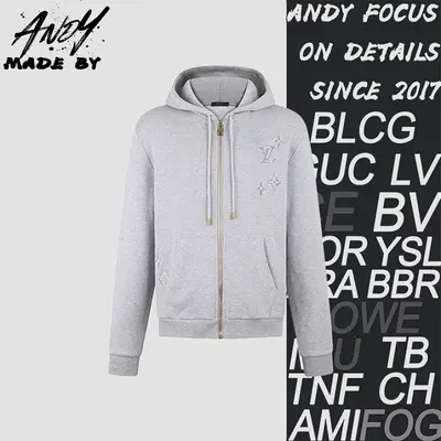 💰(290CNY) Embroidered Logo Zipper Hoodie Sweatshirt Item ID:110912-Z