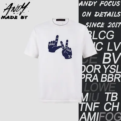 💰(250CNY) Logo patch embroidered short-sleeve crew neck shirt Item ID:110913-Z