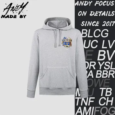 💰(290CNY) Cotton Hoodie Sweatshirt with Embroidered Logo Item ID:110916-Z