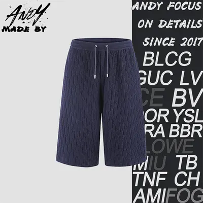 💰(280CNY) Cotton terry jacquard logo shorts Item ID:210235-Z