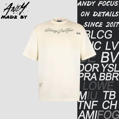 💰(220CNY) CLASSIC INK Jacquard Crew Neck Short-Sleeve T-Shirt Item ID:110918-Z