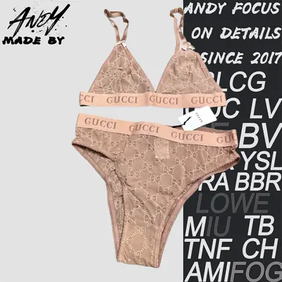 💰(210CNY)G Home Letter Embroidery Mesh Sexy Bikini Item ID:400500