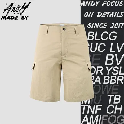 💰(290CNY) Knight Embroidered Nylon Work Shorts Item ID:210240-Z