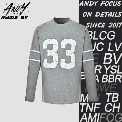 💰(240CNY) Long-sleeve shirt with #33 Sanskrit cross print Item ID:110948