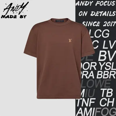 💰(220CNY) Logo Cotton Woven Crew Neck Short Sleeve Item ID:110952