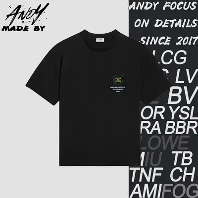 💰(190CNY) 100% Cotton T-shirt with CE Embroidery Short Sleeves Item ID:110963