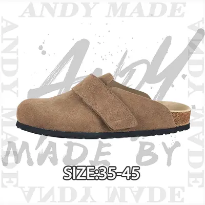💰(270CNY) Baotou Velcro Half-Slip, Sand Color Item ID:310914