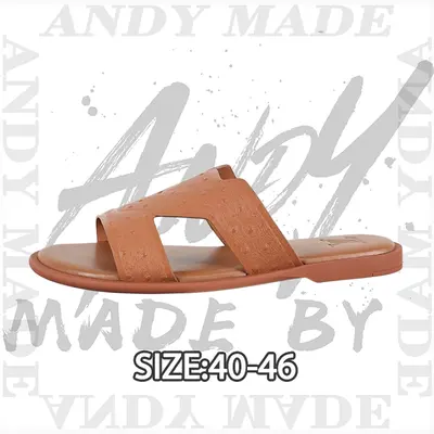 💰(260CNY) Mule shoes, flip-flops, caramel color Item ID:310935