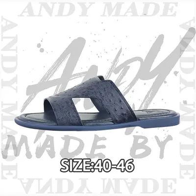💰(340CNY) Mule shoes, flip-flops, blue Item ID:310945