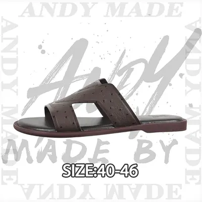 💰(250CNY) Mule shoes, flip-flops, dark brown Item ID:310961