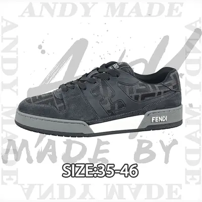 💰(370CNY) Fashion sneakers, charcoal black with vintage pattern Item ID:310991