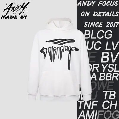 💰(290CNY) Hoodie with Distressed Printed Logo Item ID:110977-Z