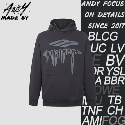 💰(290CNY) Hoodie with Distressed Printed Logo Item ID:110978-Z