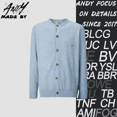 💰(360CNY) Embroidered Logo Knit Cardigan Item ID:110987-S