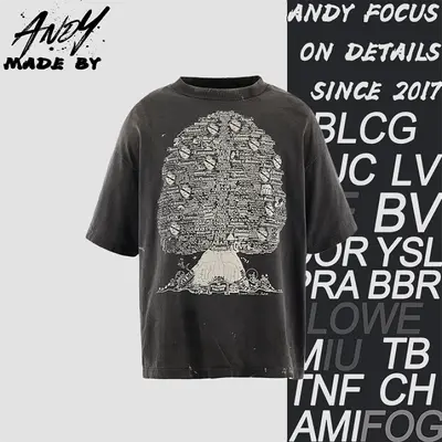 💰(210CNY) Tree of Life Print T-Shirt Item ID:111004
